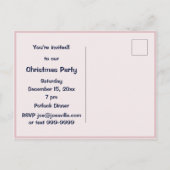 Een beker van thee voor Moederdag-roze uitnodiging Briefkaart (Achterkant)