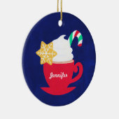 Een beker van 'Tis het seizoen Keramisch Ornament (Rechts)