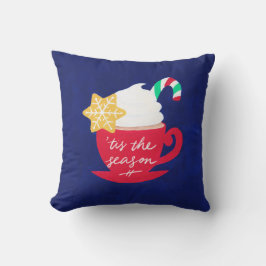 Een beker van 'Tis het seizoen Kussen