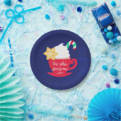 Een beker van 'Tis het seizoen Papieren Bordje (Feest)