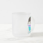 Een beker vol zweet matglas koffiemok (Voorkant rechts)