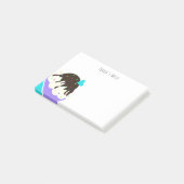 Een beker vol zweet post-it® notes (Schuin)