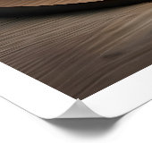 Een bekertje met cafe-latte voor koffie-Poster Poster (Hoek)