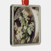 Een bekertje vol met succulente planten metalen ornament (Rechts)
