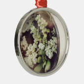 Een bekertje vol met succulente planten metalen ornament (Rechts)