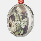 Een bekertje vol met succulente planten metalen ornament (Links)