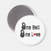 Eén bel, één liefdesmagneet magneet (Voorkant / Achterkant)