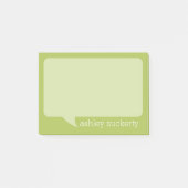 Een bel van de Bespreking met Gepersonaliseerde Na Post-it® Notes (Voorkant)