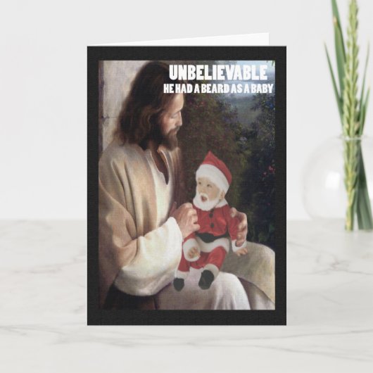 Een beledigende atheïst kaart (Voorkant)