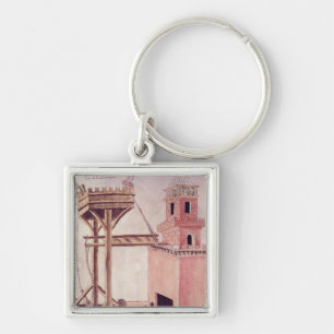 Een beleggingstoestel sleutelhanger