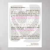 Een belofte aan mijn kind poster (Voorkant)