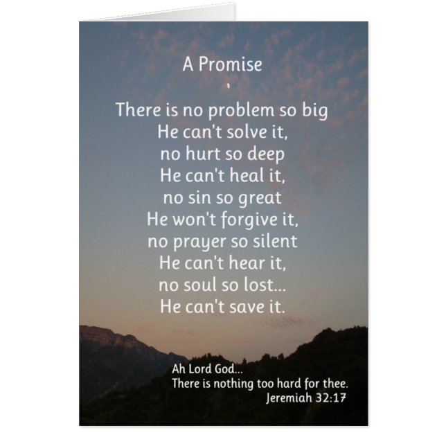 Een belofte...Religieus (Voorkant)