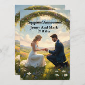 Een belofte voor altijd: de verloving kaart (Voorkant / Achterkant)
