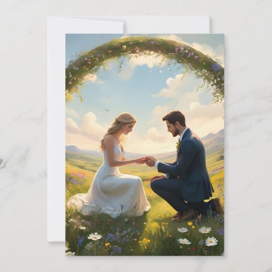 Een belofte voor altijd: het Verloving Kaart (Achterkant)