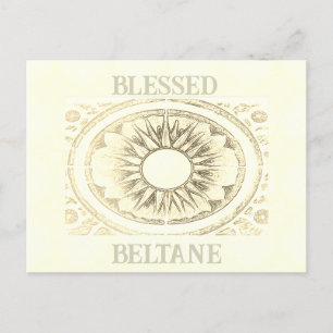 Een Beltane Horizon gevouwen Wenskaart Feestdagenkaart