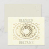 Een Beltane Horizon gevouwen Wenskaart Feestdagenkaart (Voorkant / Achterkant)