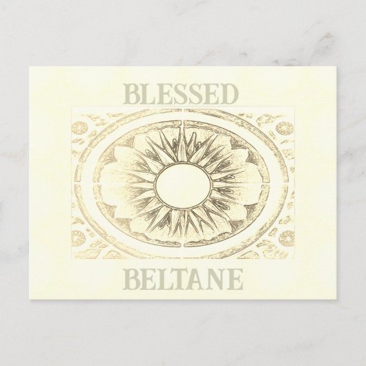 Een Beltane Horizon gevouwen Wenskaart Feestdagenkaart (Voorkant)