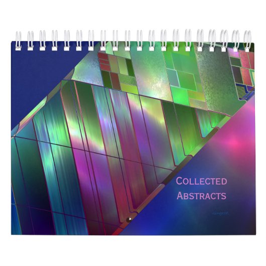 Een beoordeling van digitale Abstracte kunst Kalender (Hoes)