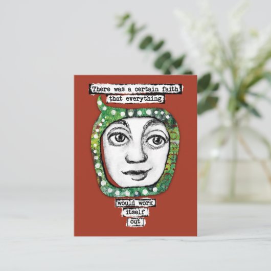 Een bepaald Briefkaart van de gelovigen (Staand voorkant)