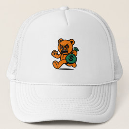 Een berendief sweatshirt spijkerjack vrachtwagenho trucker pet