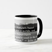 Een berg beklimmen mok (Voorkant rechts)