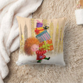 Een berg cadeaus en gegiechel kussen (Deken)