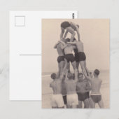 Een berg Mannen Briefkaart (Voorkant / Achterkant)