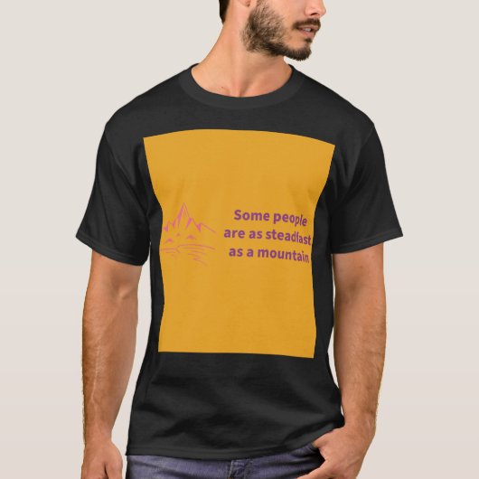 een berg t-shirt (Voorkant)