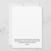 Een bergachtig Omaans terrein Feestdagenkaart (Achterkant)