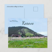 Een bergdorp in Kosovo Briefkaart (Voorkant / Achterkant)