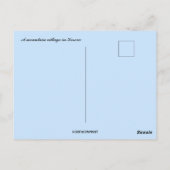 Een bergdorp in Kosovo Briefkaart (Achterkant)