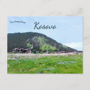 Een bergdorp in Kosovo Briefkaart