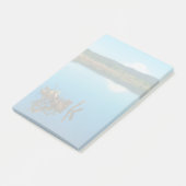 Een bergpeer boven een heg post-it® notes (Schuin)