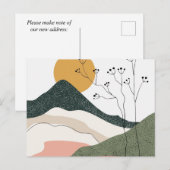 EEN BERGVERHUIZING BRIEFKAART (Voorkant / Achterkant)