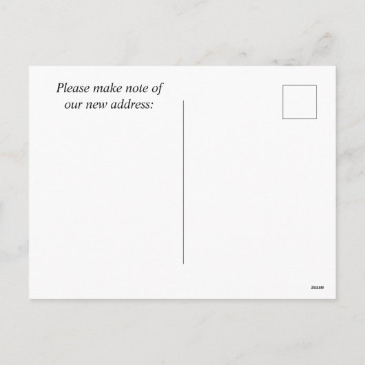 EEN BERGVERHUIZING BRIEFKAART (Achterkant)