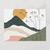 EEN BERGVERHUIZING BRIEFKAART (Voorkant)