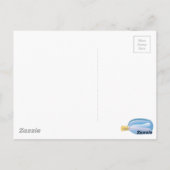 Een bericht in een fles briefkaart (Achterkant)