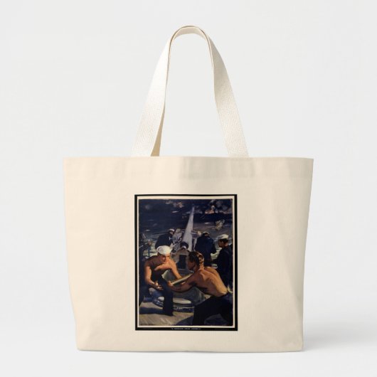 Een bericht uit Amerika Grote Tote Bag (Voorkant)