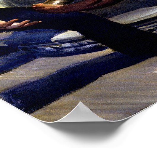 Een bericht uit Amerika Poster (Hoek)