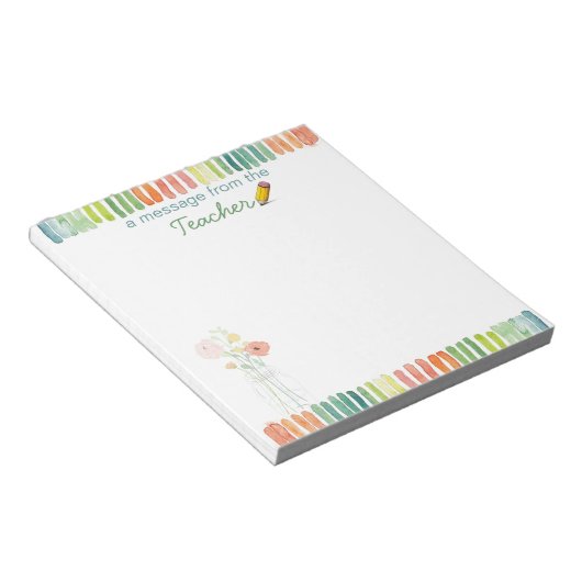 Een bericht van de leerling-notitiepad notitieblok (Schuin)