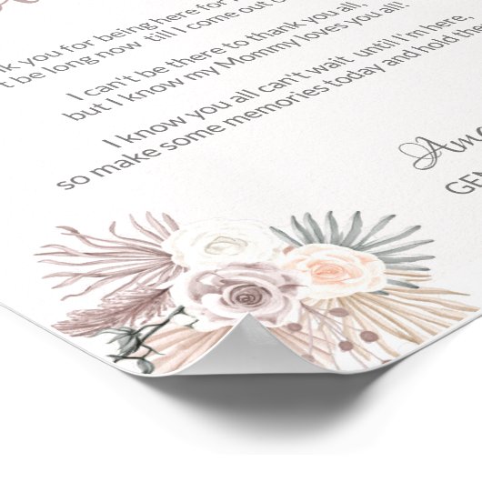 Een bericht van de pomp poster (Hoek)