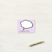 een bericht van: Gepersonaliseerd Post-it® Notes (Op bureau)