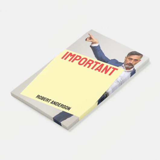 Een bericht van je baas post-it® notes (Schuin)