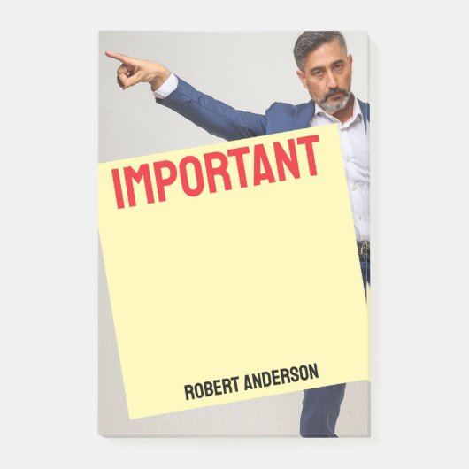 Een bericht van je baas post-it® notes (Voorkant)