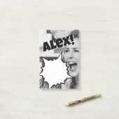 Een bericht van je moeder. post-it® notes (Op bureau)