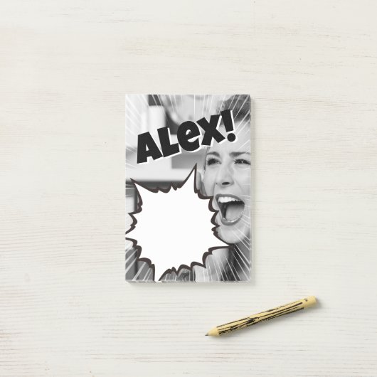 Een bericht van je moeder. post-it® notes (Op bureau)