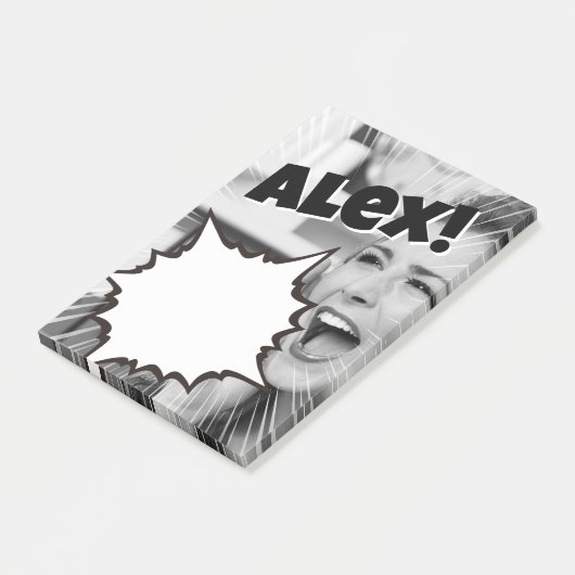 Een bericht van je moeder. post-it® notes (Schuin)