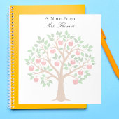 Een bericht van Teacher Appreciation Notitieblok