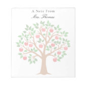 Een bericht van Teacher Appreciation Notitieblok (Voorkant)