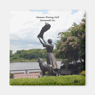 Een beroemd Golfmeisje van Savannah Ga. Magneet